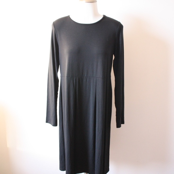 J. Jill Dresses & Skirts - NWT XS J.Jill Black Long Sleeve Pleated Dress